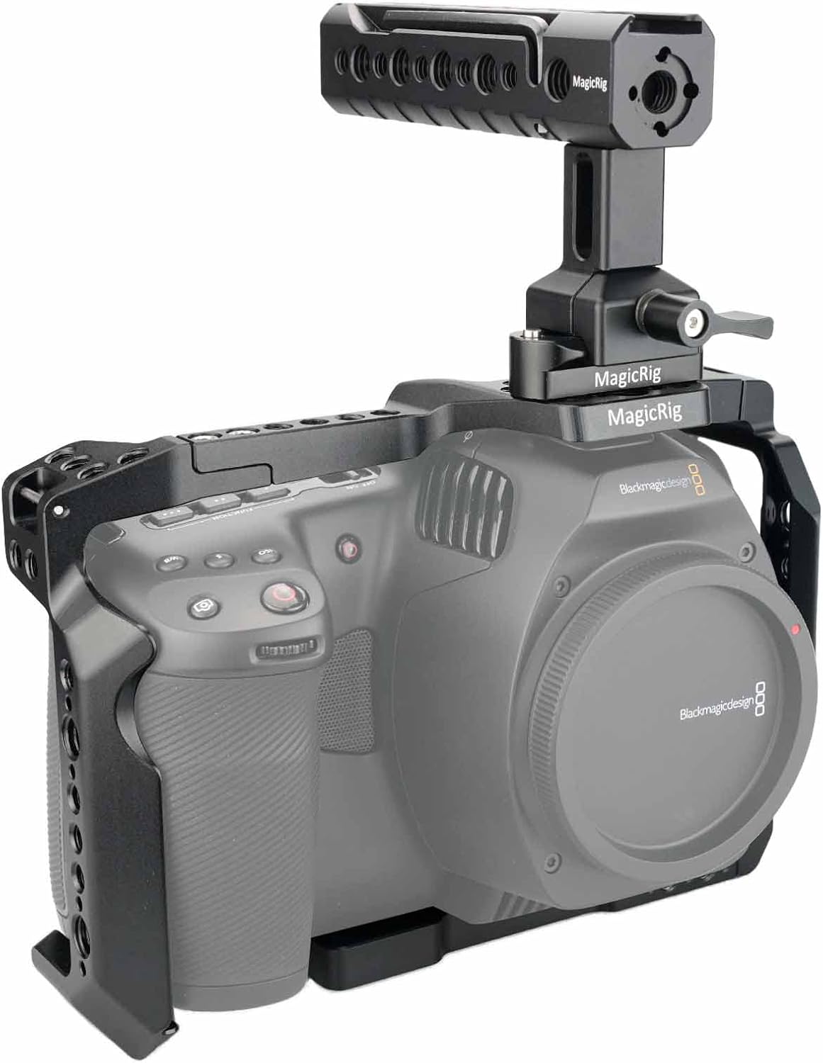Camera Full Cage with NATO Rail, NATO Top Handle, T5 SSD Mount H2449