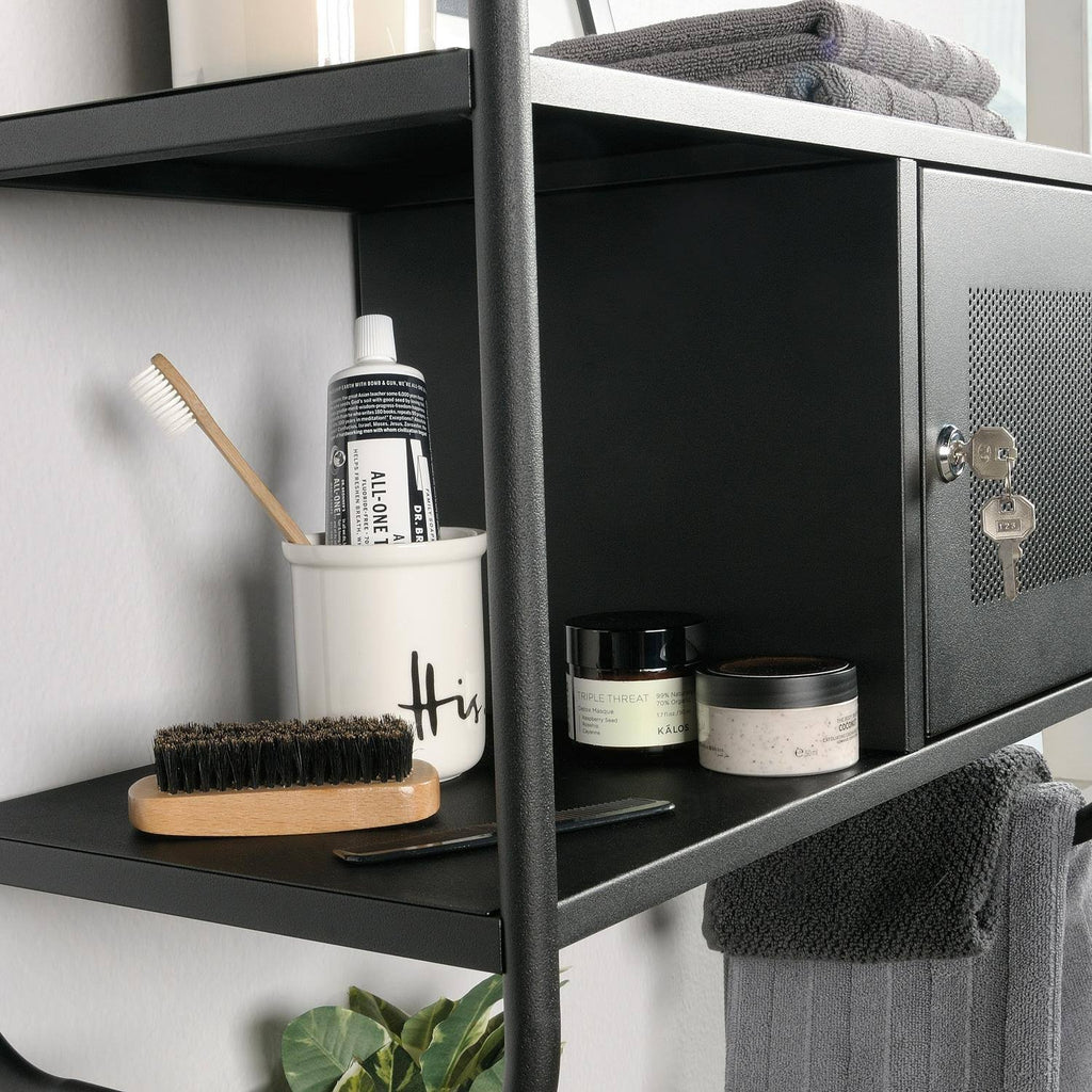 Black Wall Cabinet N542