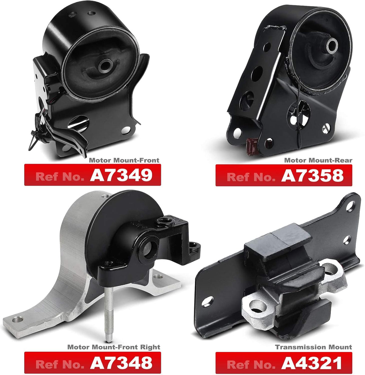 Engine Motor and Transmission Mount 4-PC Set U39994