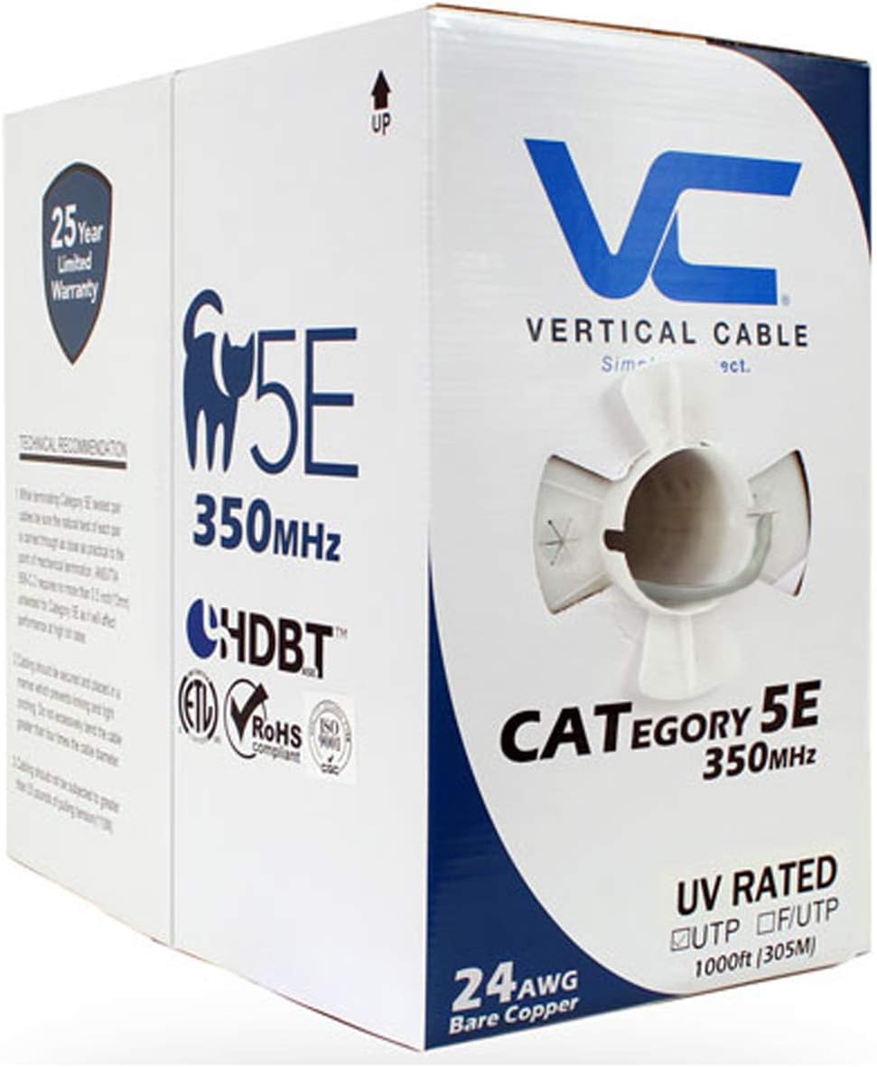 1000ft Bulk Cat5e Ethernet Cable L703