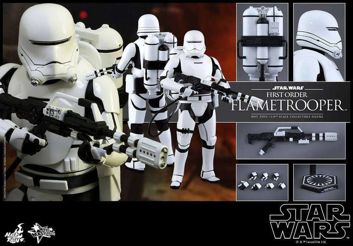 1:6 Scale First Order Flame Trooper Figure O61942