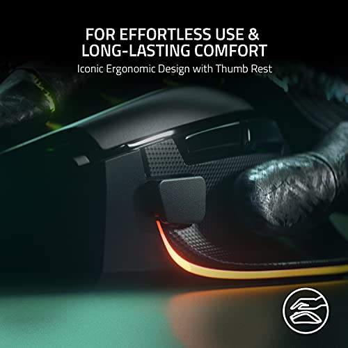 Classic Black Ergonomic Gaming Mouse S405526