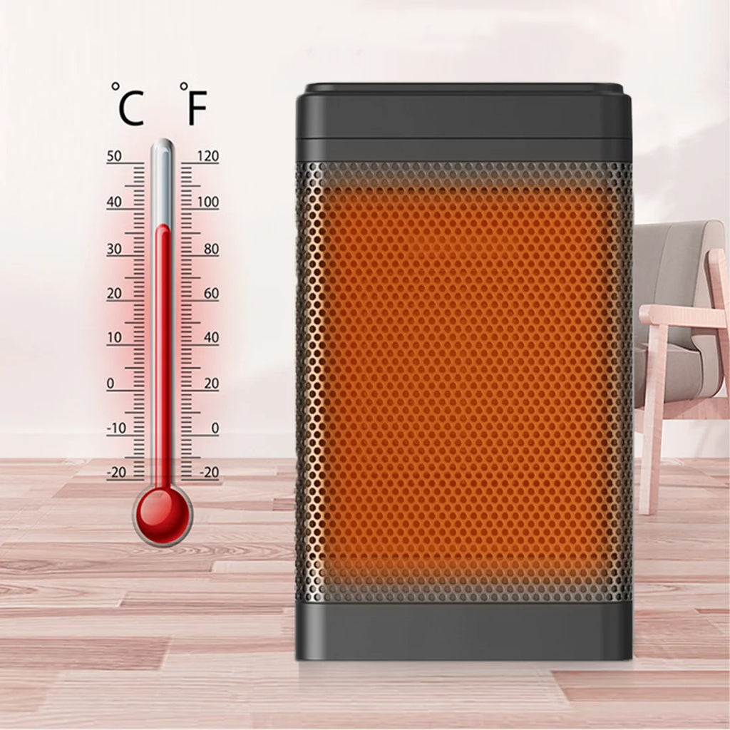 1500W Portable Electric Heater with Thermostat, Timer and Remote J12576
