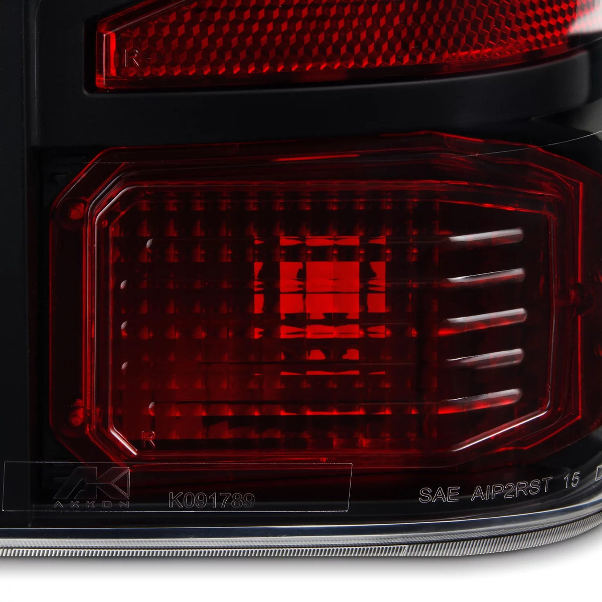 For 2016-2023 Nissan Titan LED Tail Lights Black Housing T212966