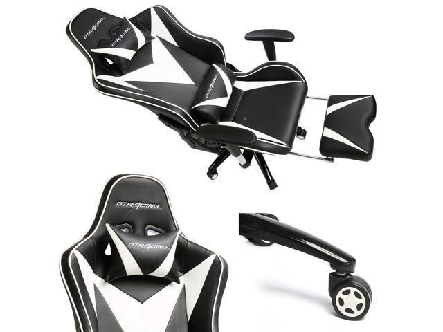 Gaming Chair with Footrest High Back Swivel F3291
