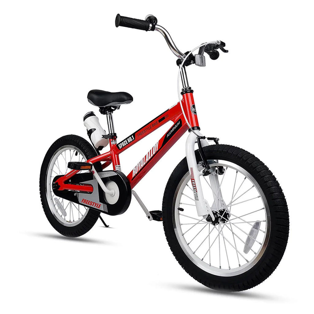 Black Kids Bike with Kickstand & Bottle W13485