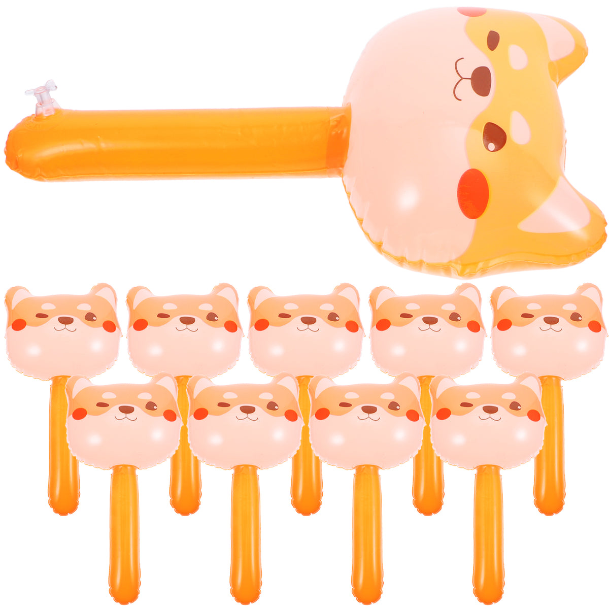 10pcs Inflatable Hammer Toys with Bell W61369