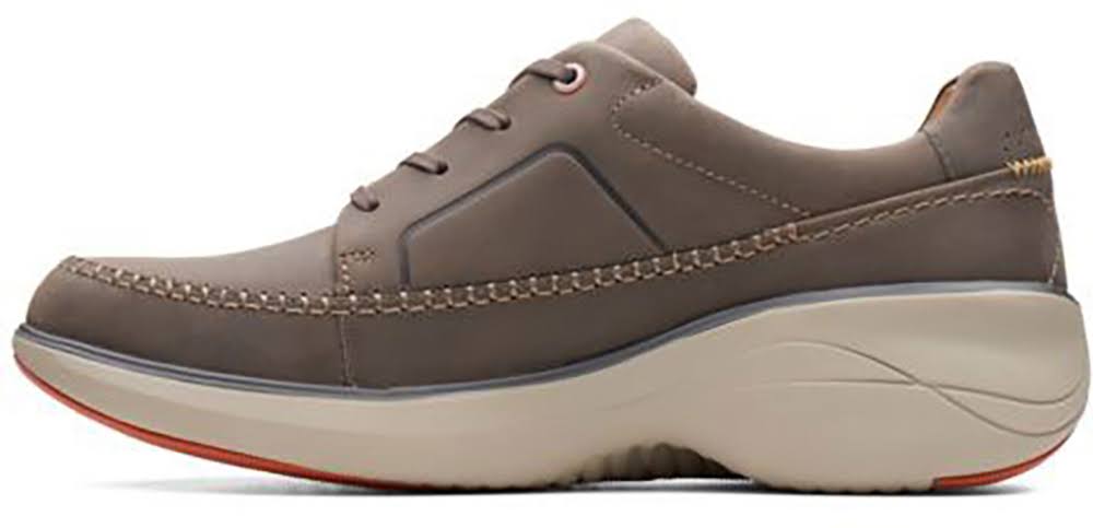 Dark Grey Leather Lace-Up Shoes D834332