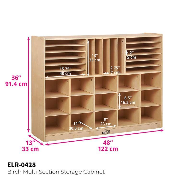 15 Bins Storage Cabinet Q60483