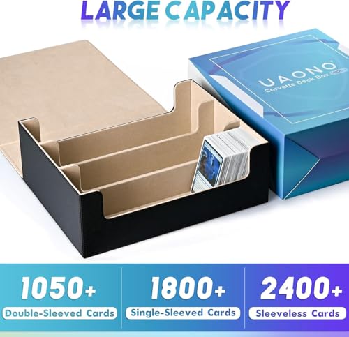 1800+ PU Leather Magnetic Card Storage Box Z756