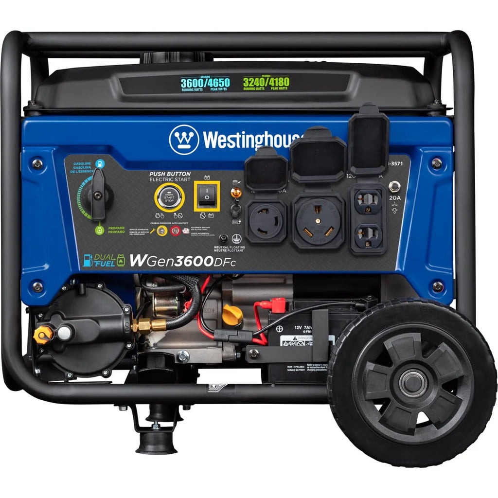 4650 Peak Watt Dual Fuel Portable Generator K70359