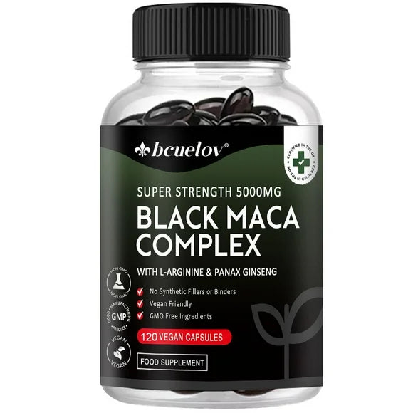 Black Maca Root and Panax Ginseng Capsules Y46421