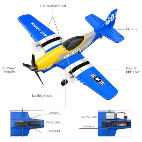 3 Channel RC Plane P-51D Mustang W76010