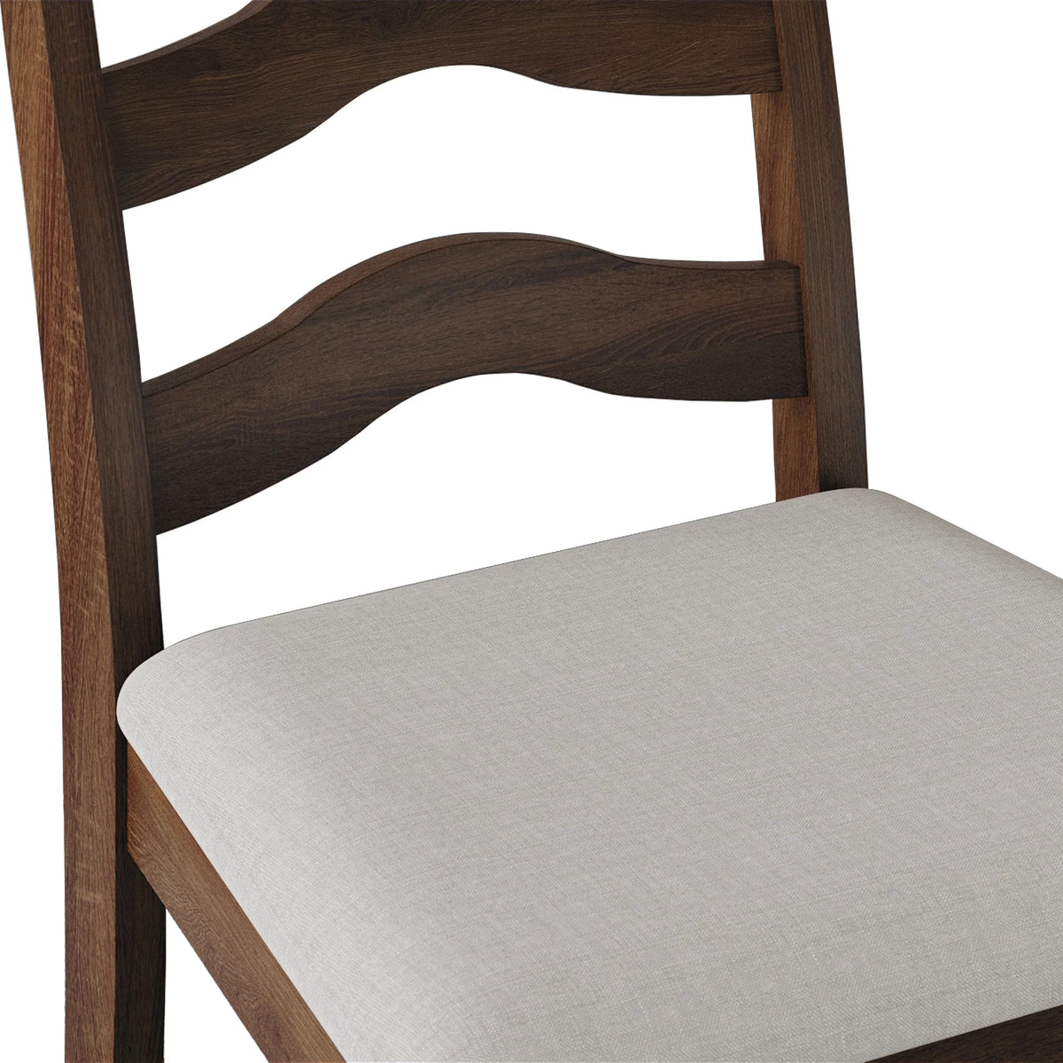 Brown Wooden Dining Chair Set of 2 C217457