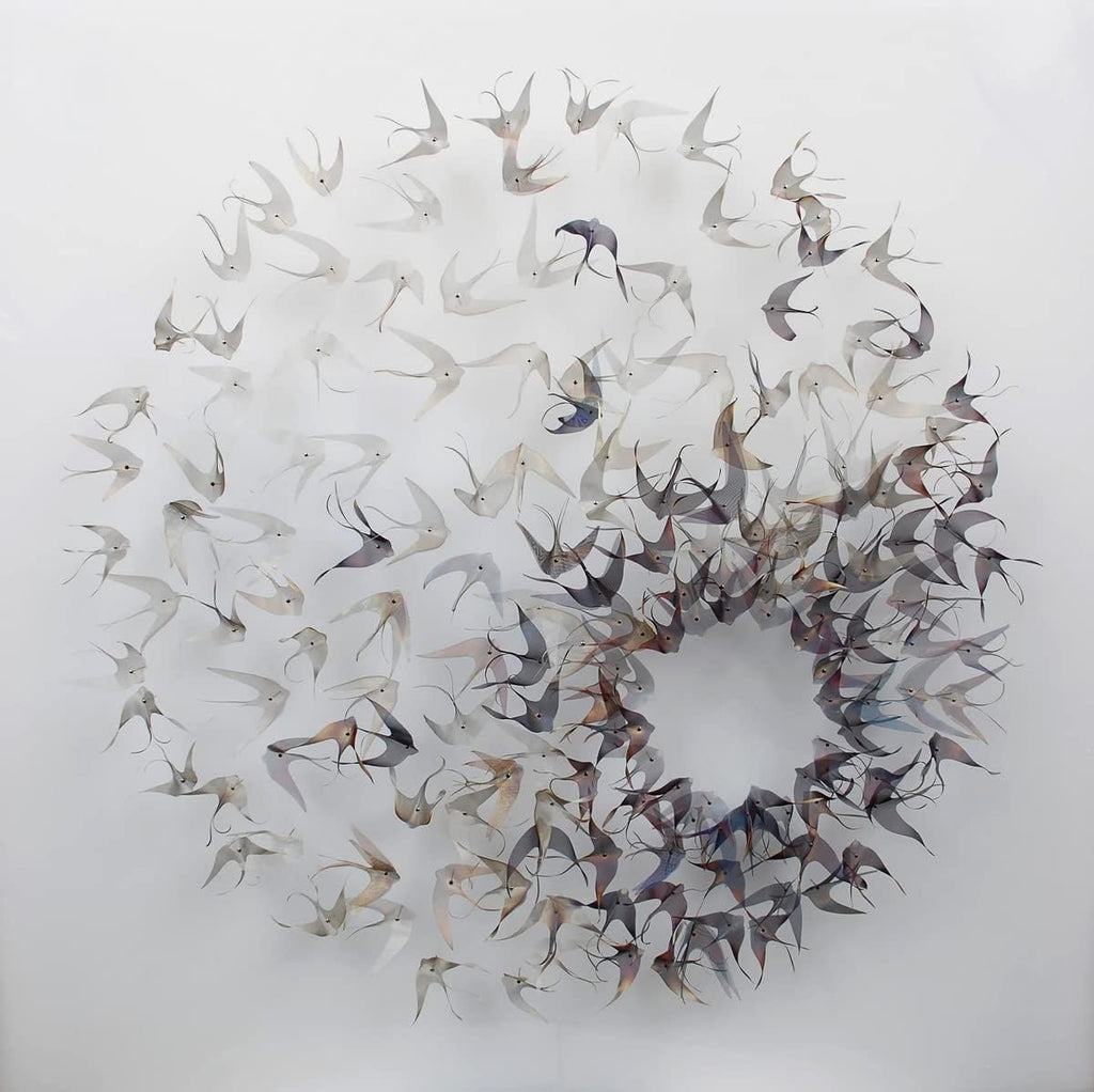 Abstract Fish Canvas Wall Art 30x30 inch R783987