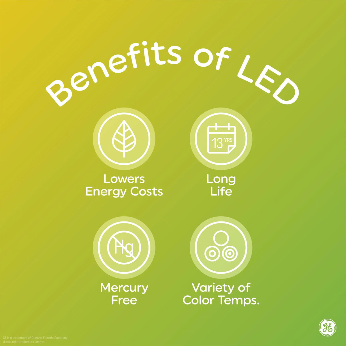 LED Decorative Light Bulbs 40 watts Eqv Candelabra Base 2pk G188986