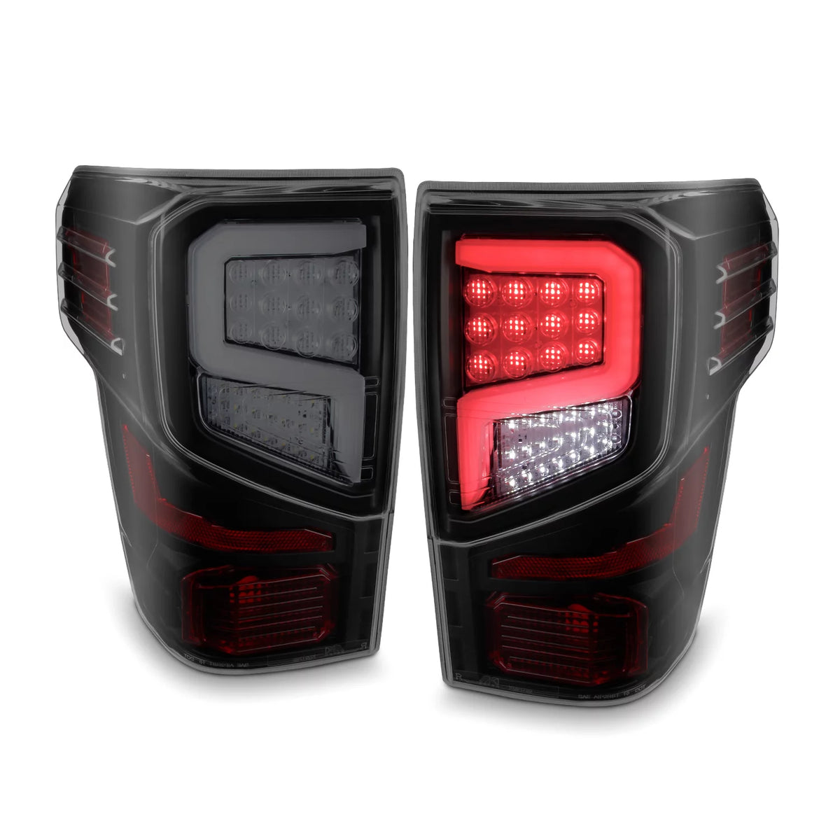 For 2016-2023 Nissan Titan LED Tail Lights Black Housing T212966