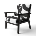 Black & White Upholstered Modern Accent Chair P452656