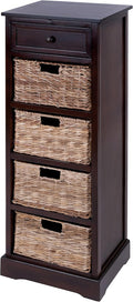 Cabinet with 4 Wicker Baskets R645