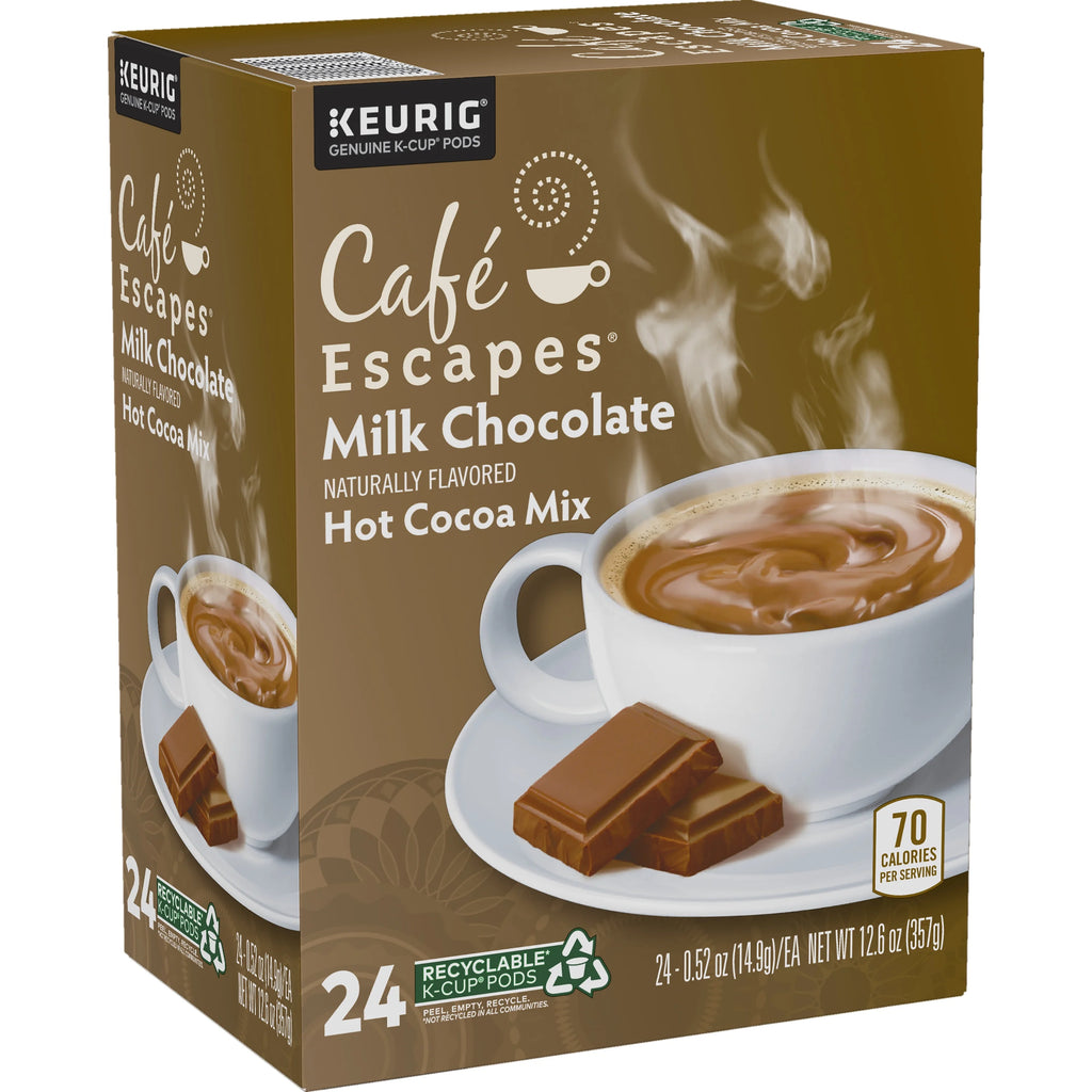 24 Count Milk Chocolate Hot Cocoa K-Cup Pods F37562