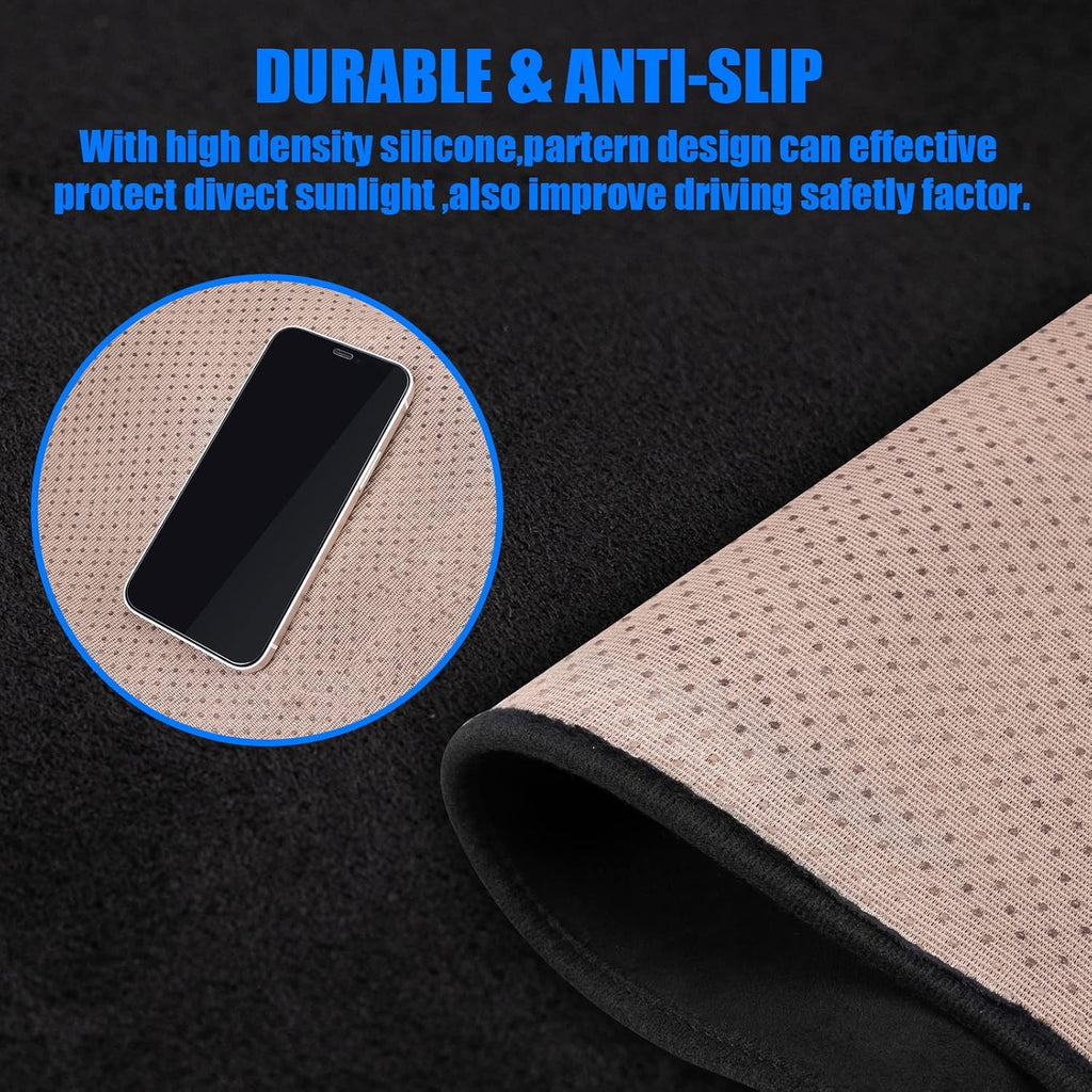 Black Custom Fit Dashboard Cover for Jeep Grand Cherokee 2011-2021 S593