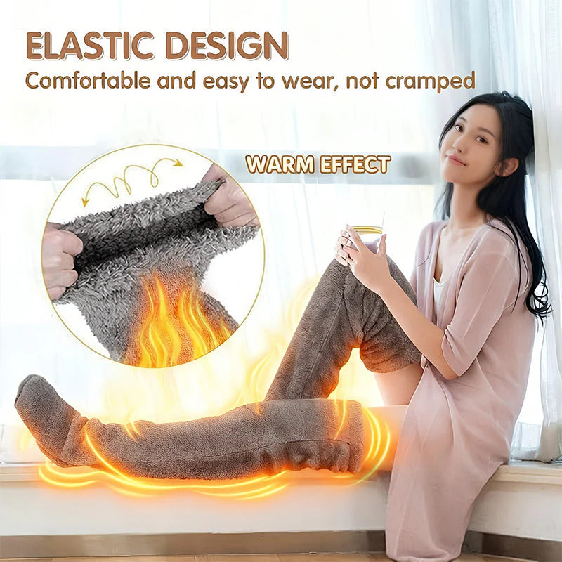 High Fuzzy Long Socks B270
