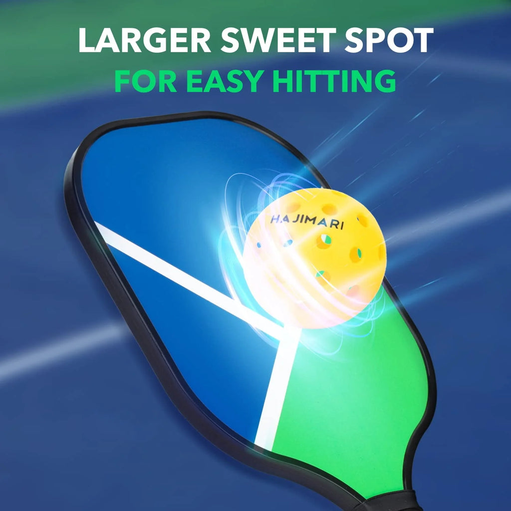 Pickleball Paddle Set of 2 with Balls and Carry Bag R77516