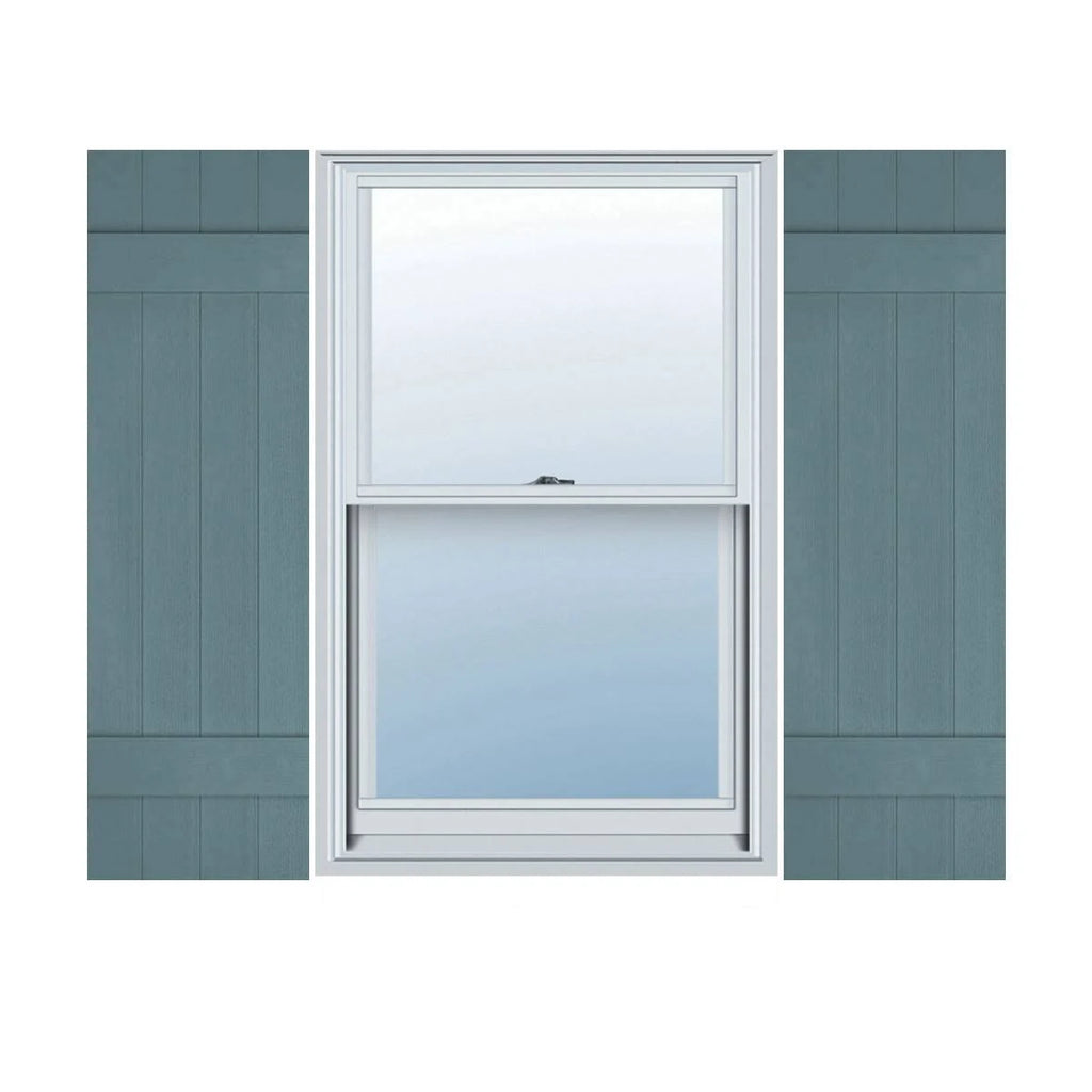 Board-n-Batten Shutters with Shutter-Loks H251