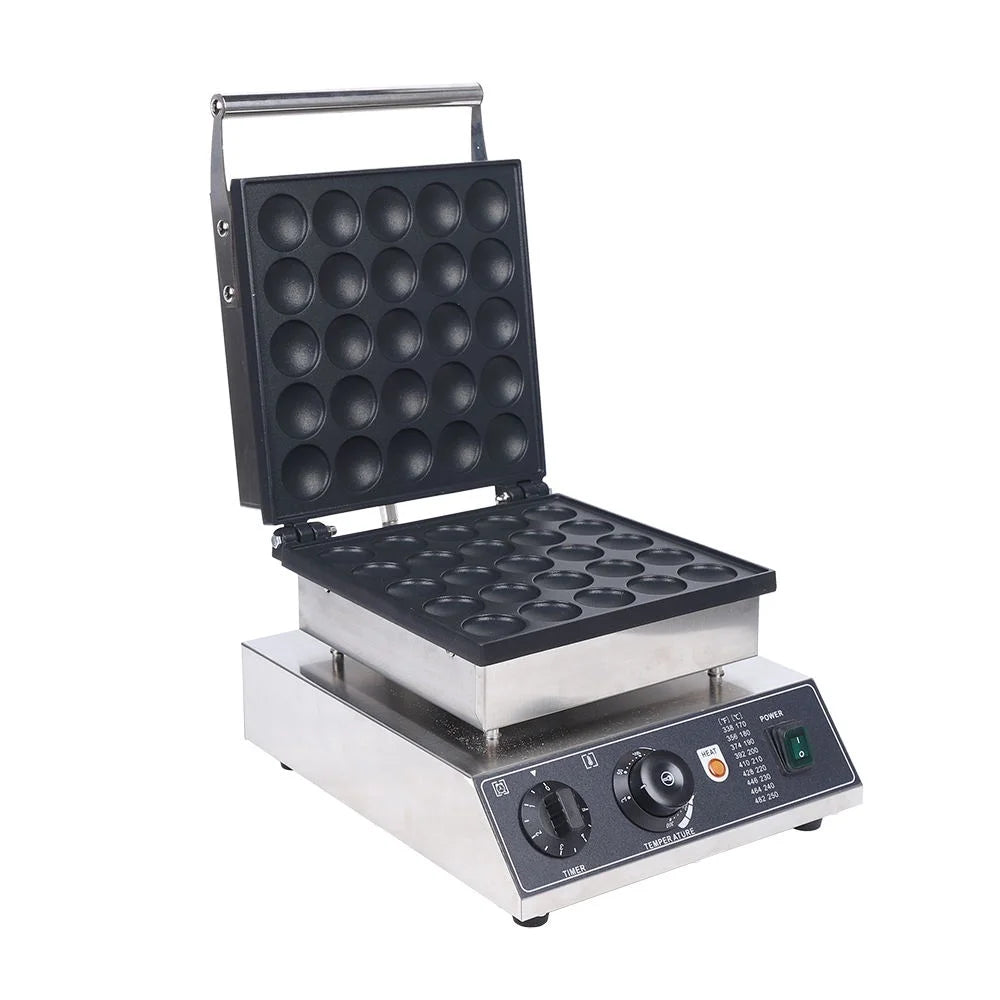 25Pcs Mini Non-stick Waffle Maker Machine 110V J778421