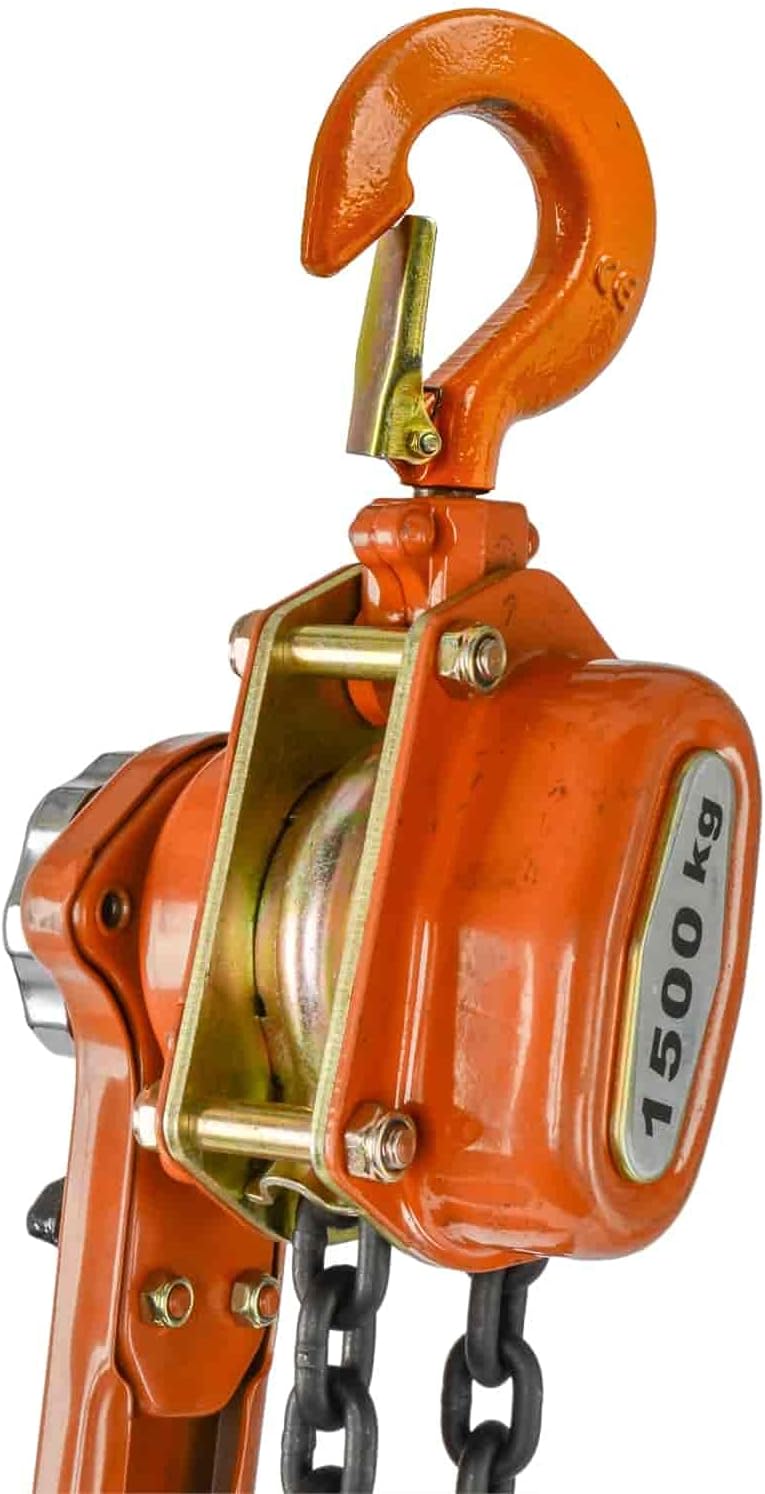 Lever Chain Hoist 1.5-Ton Capacity, 5 ft. Lift N683