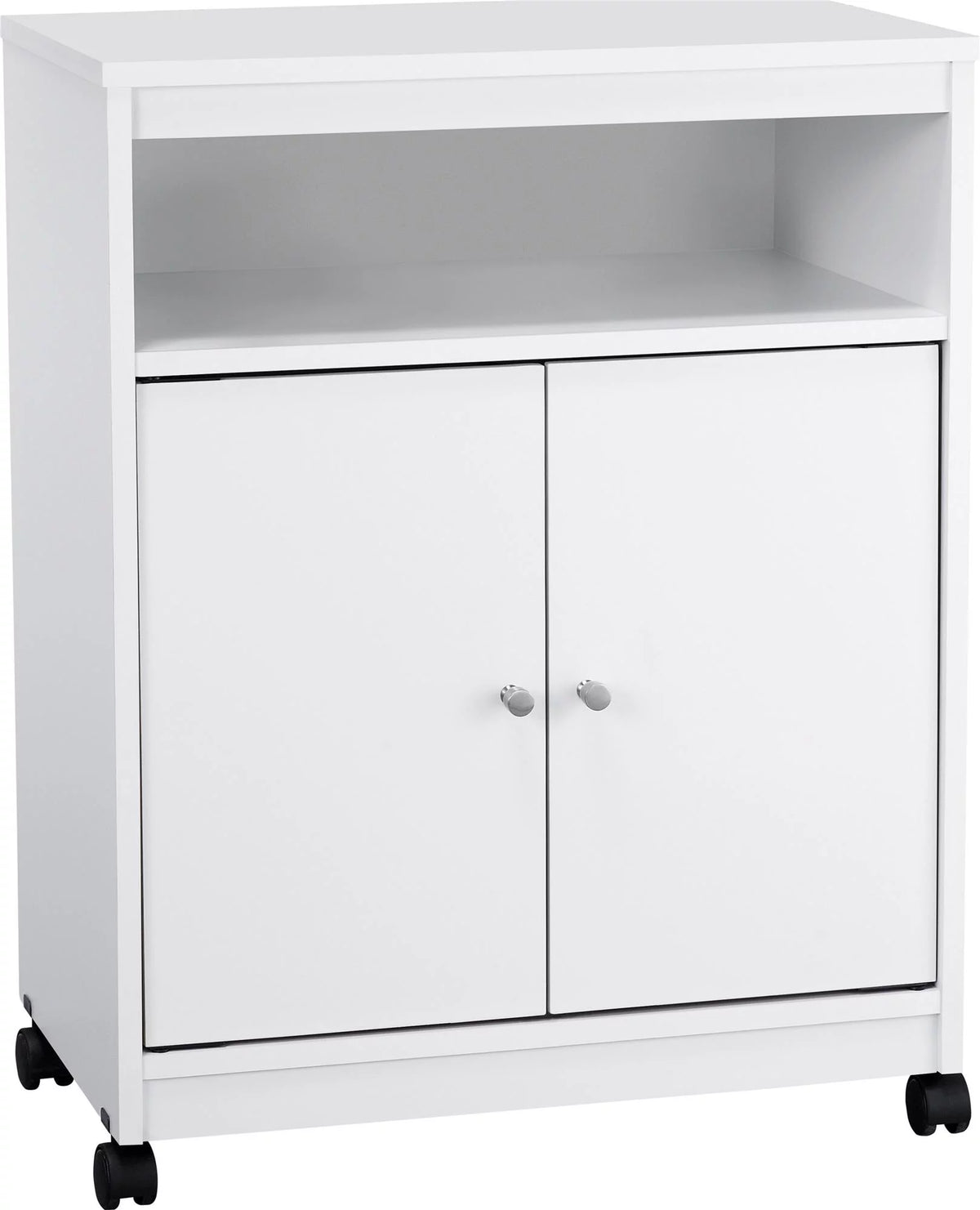 White Kitchen Microwave Cart S19569