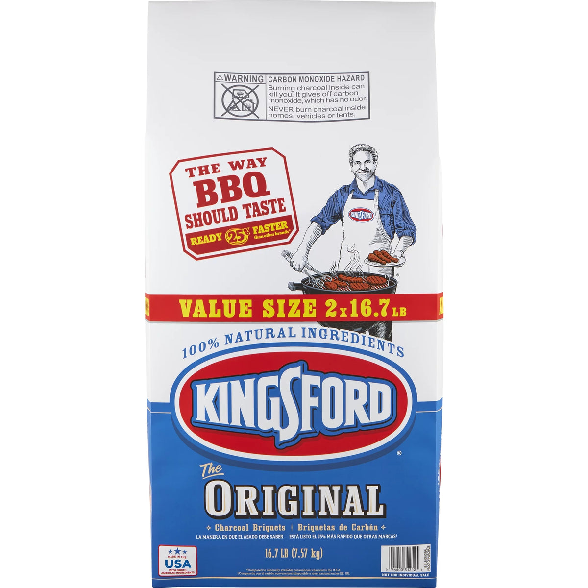 Two 16.7 lb Bags Charcoal Briquettes N88084