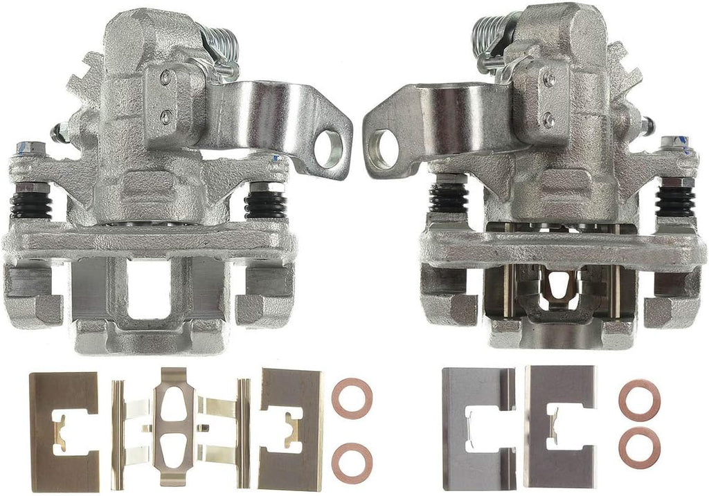 Disc Brake Caliper Assembly with Bracket Rear Left Pack of 2 P7980