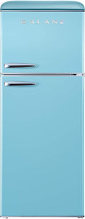 Retro Top Mount Refrigerator, Dual Door Fridge, 7.6 Cu Ft, Blue O444685