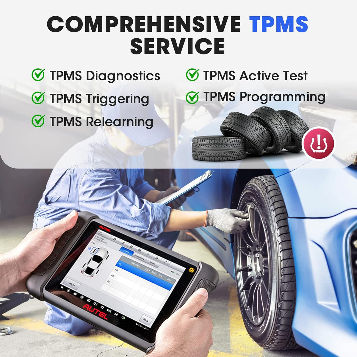 Autel MaxiPRO MP808TS Scanner with TPMS Service O150108