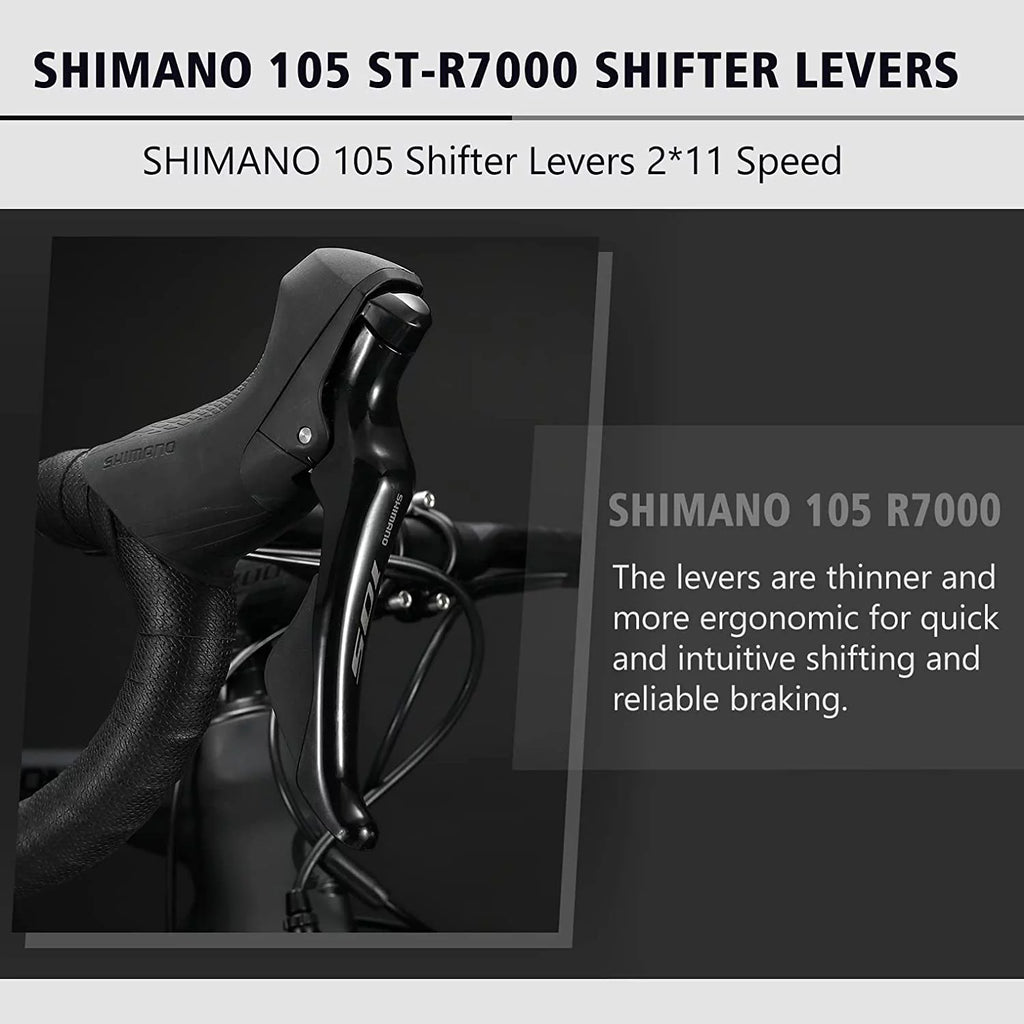 Carbon Fiber 700C Road Bike 22 Speed J405