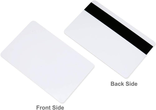 100 Pack White PVC Cards with HiCo Magnetic Stripe Y510306