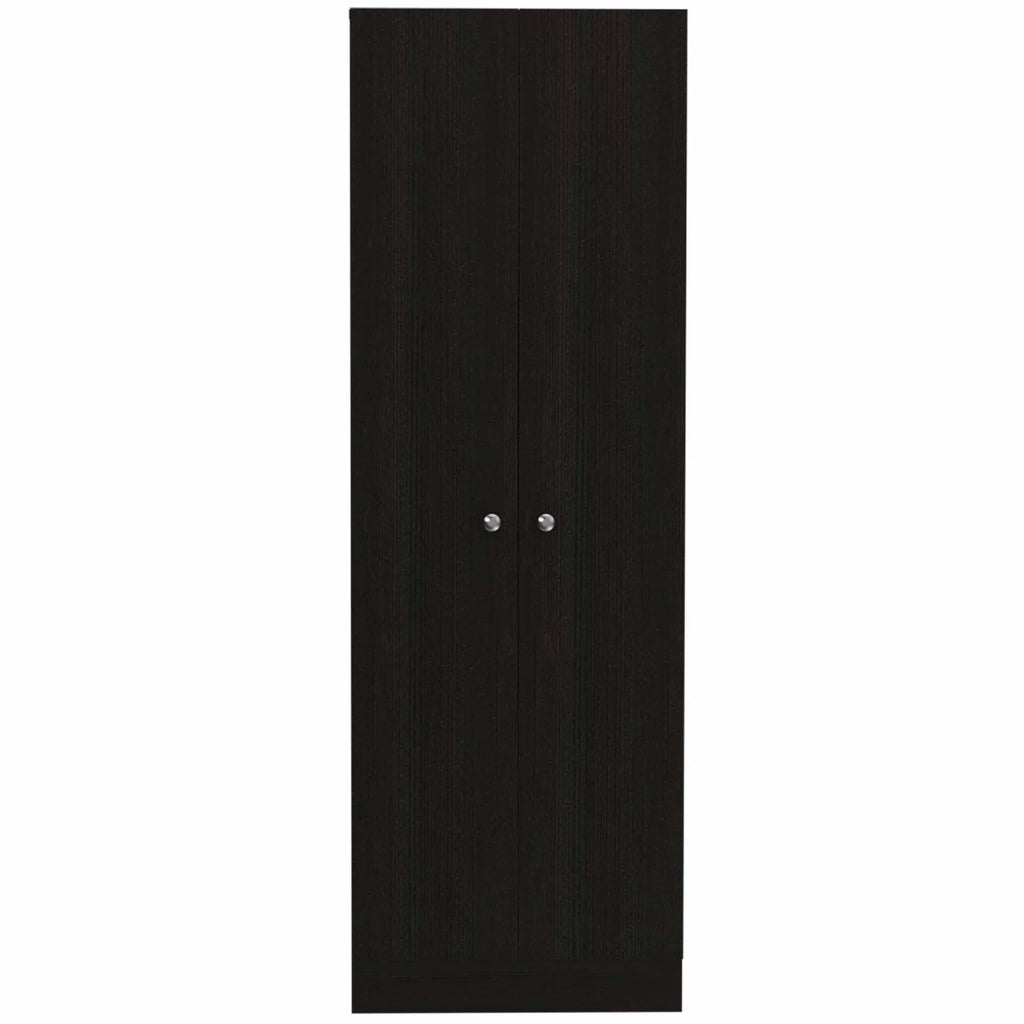 Dark Brown & Black Double Door Cabinet M229511