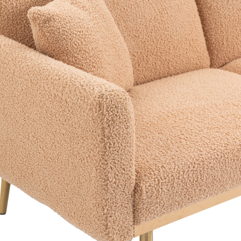 Velvet Sofa with Metal Feet G42889