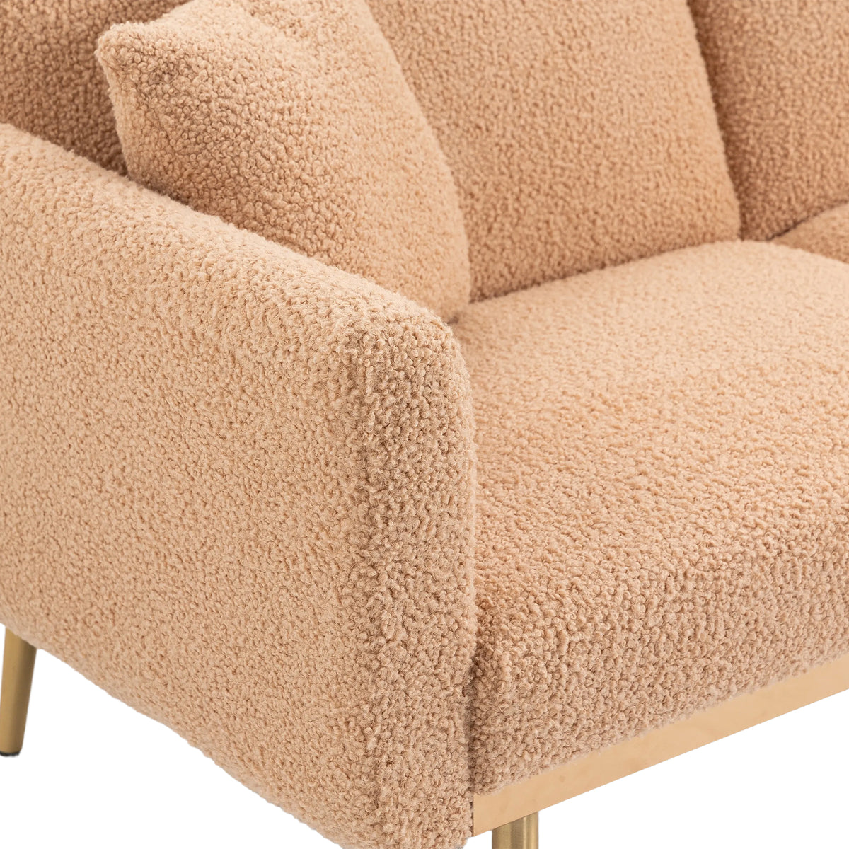 Velvet Sofa with Metal Feet G42889