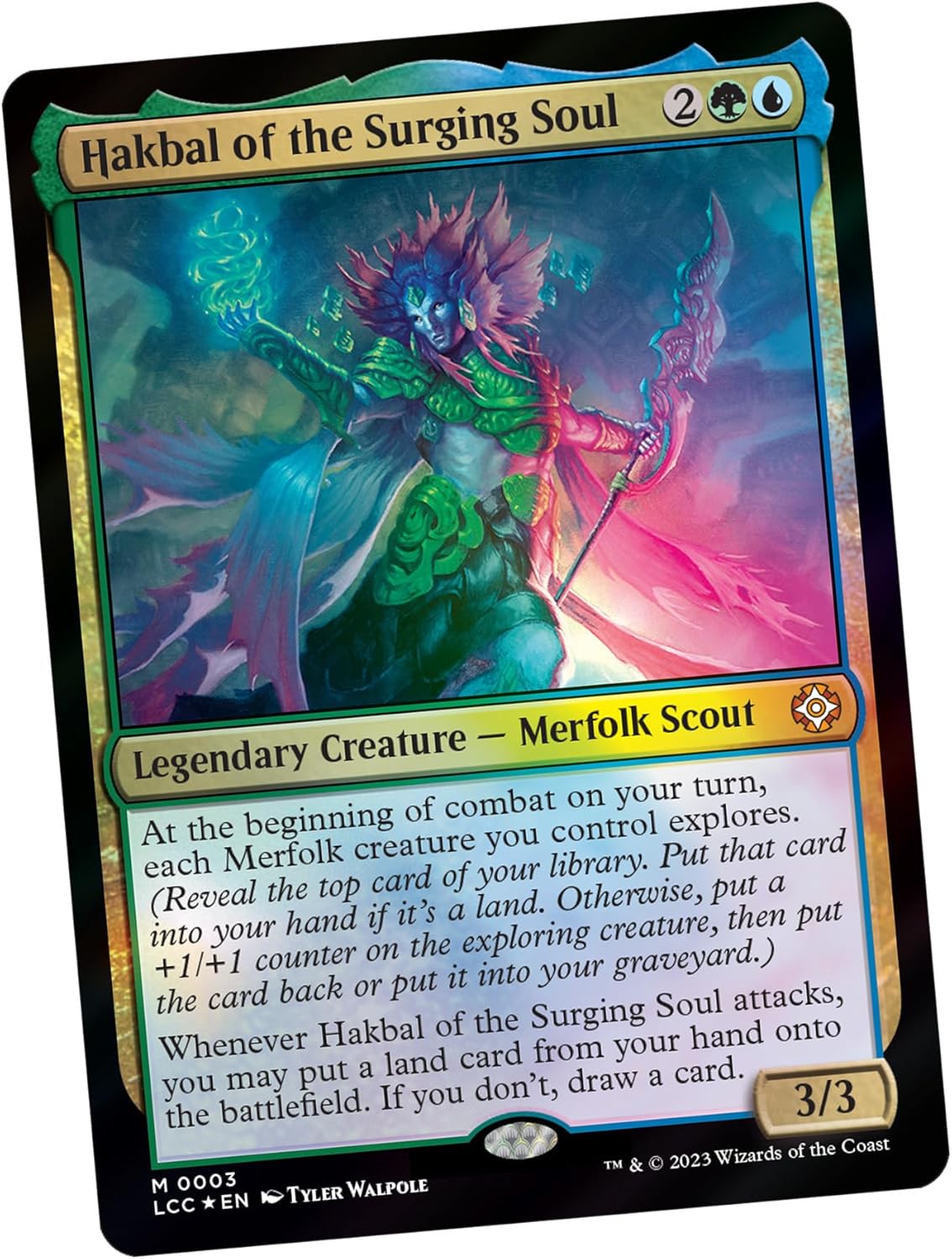 Explorers of The Deep Commander Deck (100-Card Deck, 2-Card Collector Booster Sample Pack) Q162