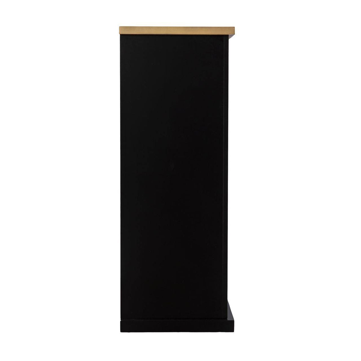 Black/Natural Electric Fireplace V22592
