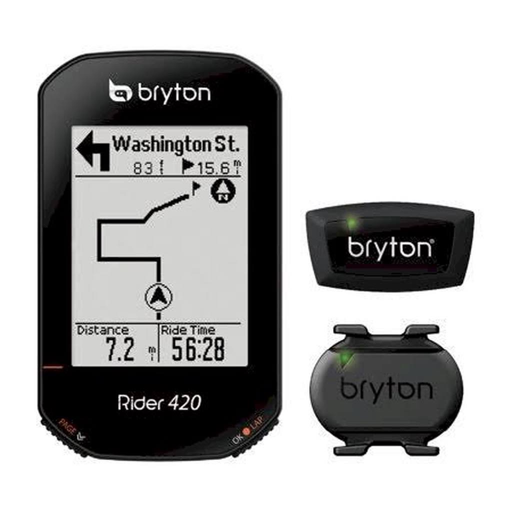 GPS Cycling Bike Computer Cadence HRM Sensors Bundle Black A93089