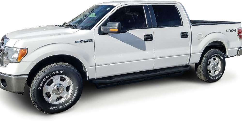 Aluminum Running Boards Compatible with Ford F150 2009-2014 SuperCrew Cab H834867