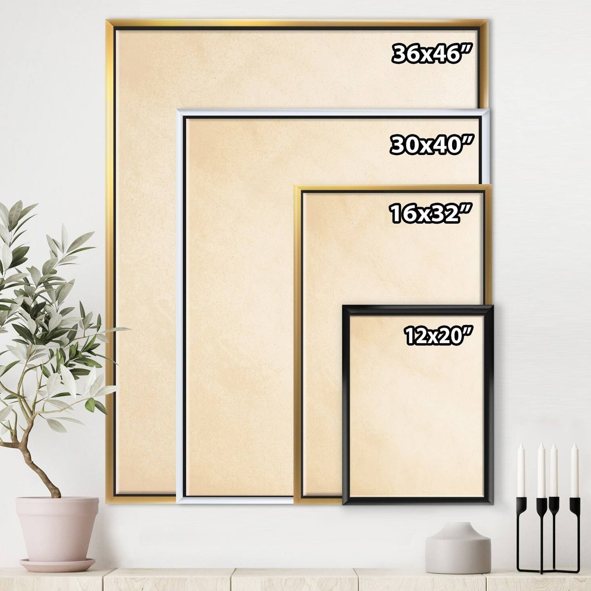 Grey Blue Framed Canvas Q626801