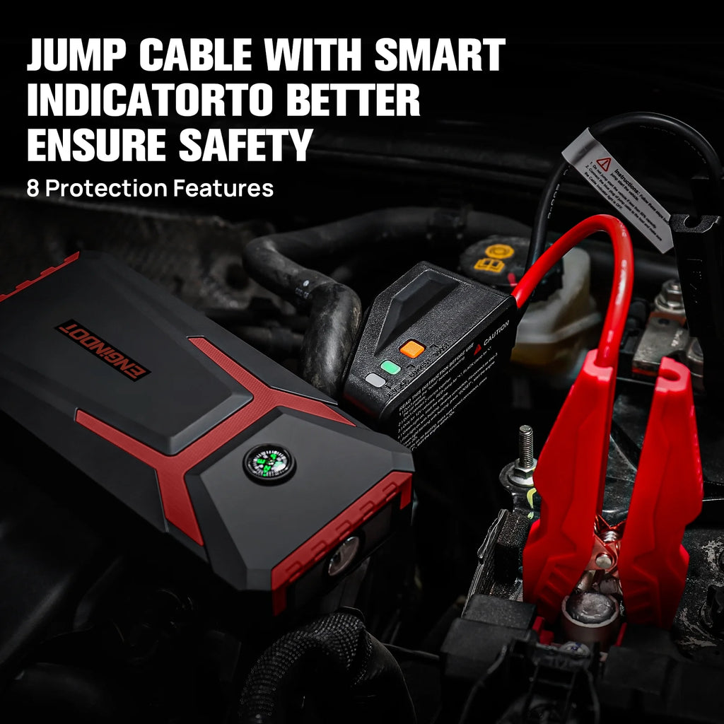 800A Peak 18000mAh 12V Jump Starter with LCD Screen L415