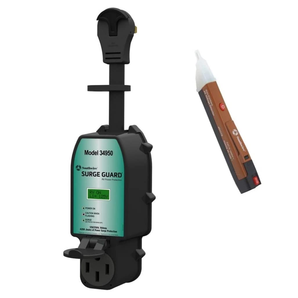 50 Amp RV Surge Protector with LCD Display X8337