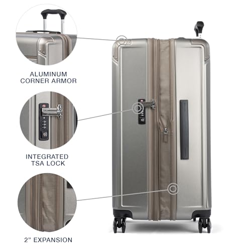 Compact Carry on 20-Inch Hard Shell Polycarbonate Suitcase P4901