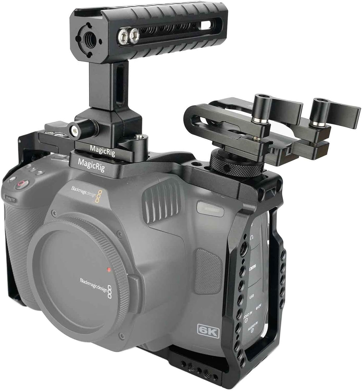Camera Full Cage with NATO Rail, NATO Top Handle, T5 SSD Mount H2449