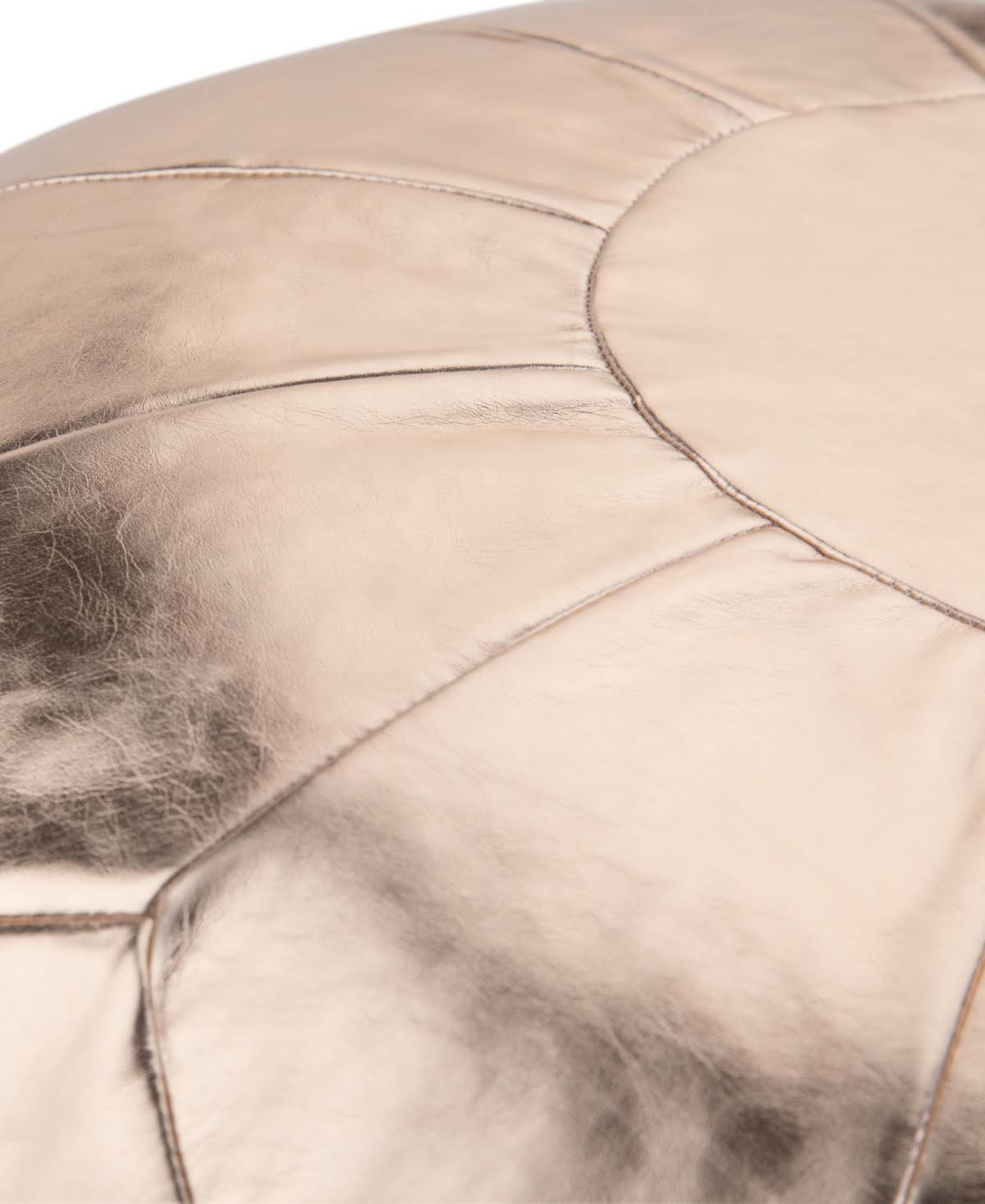 Round Pouf in Gold Z5911